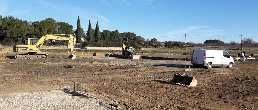 L'école en construction