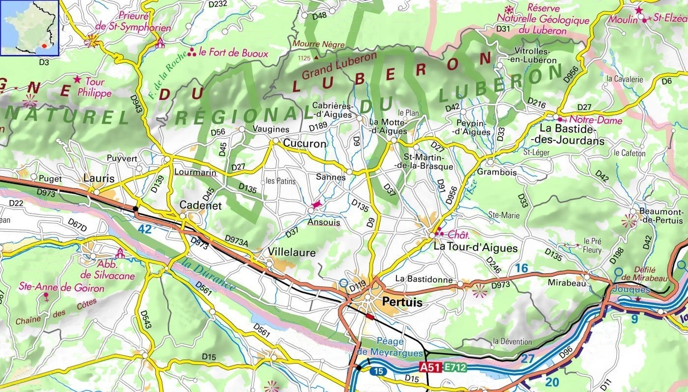 Carte du territoire